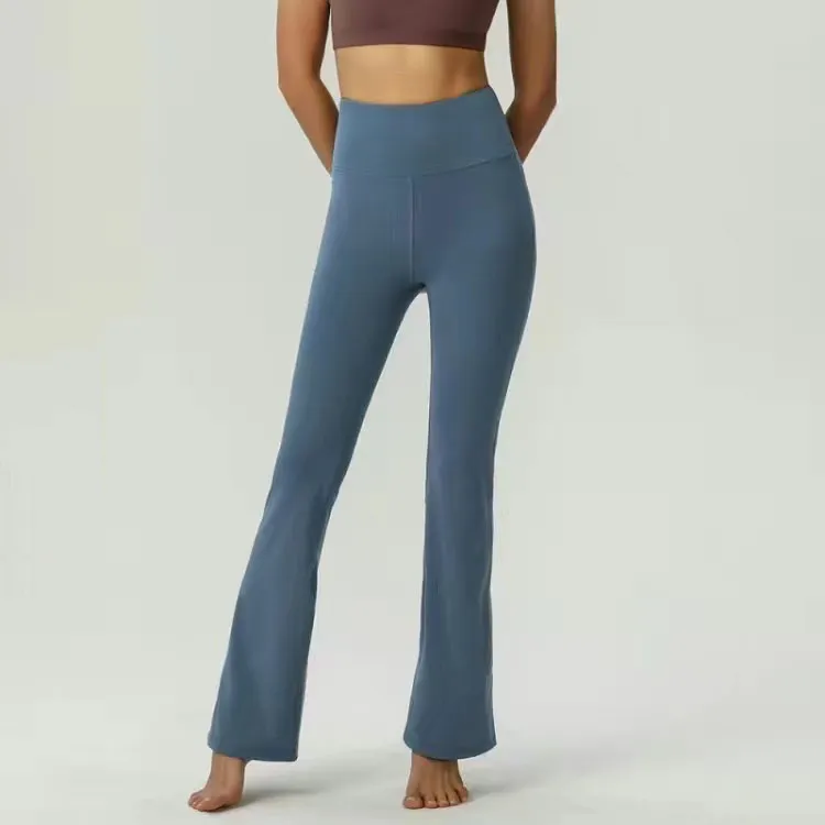 2023 Nude Nine Quarter High Waist Cropped Flare Yoga Pants For Women Solid  Color, Stretch Flare, Sports Fitness, Size 2 12 From Shoes_lu_yoga, $25.98