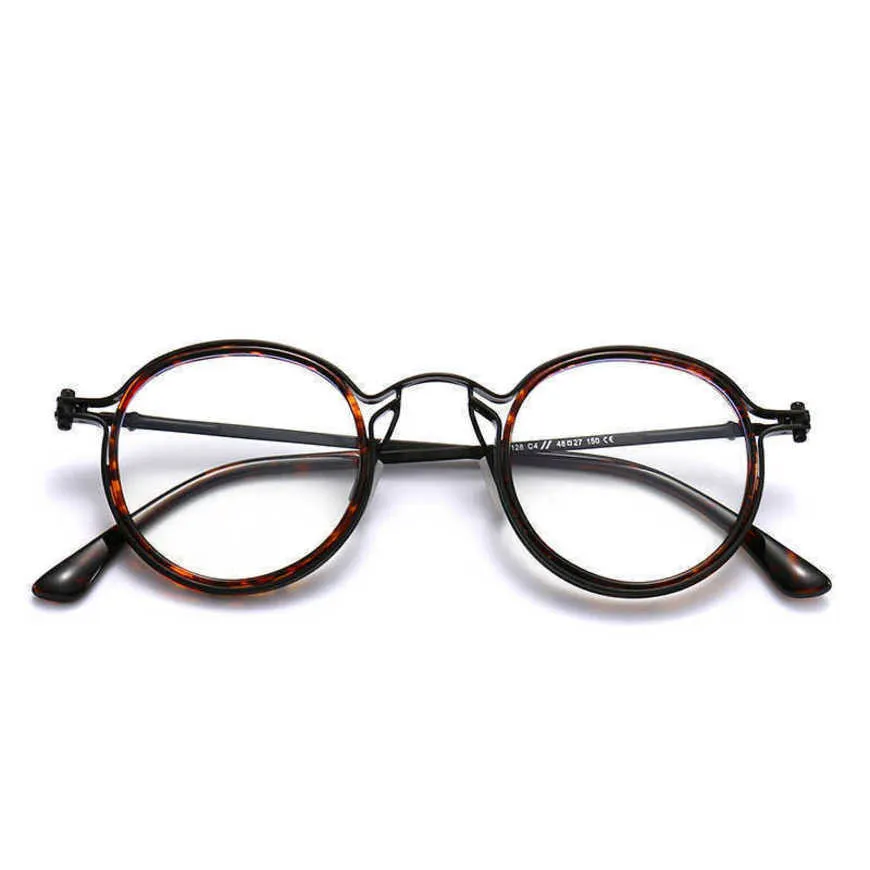 Luxury Designer High Quality Sunglasses 20% Off Ultra-light TR90 round Japanese handmade fashion frame anti-black Sun Honglei's same glasses