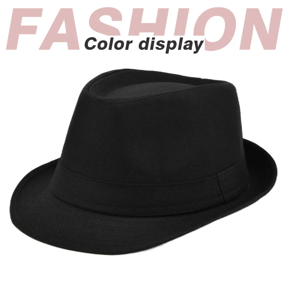 Stingy Brim Hats Jazz Men Breattable Linen Top Fedora Outdoor Sun Curly Straw For Chapeau Visor Cap 230325
