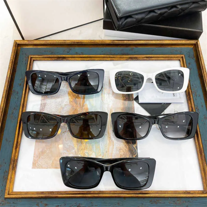 10% zniżki na luksusowy projektant Nowe okulary przeciwsłoneczne dla mężczyzn i kobiet 20% zniżki netto Hongfeng To sama osobowość mody Małe pudełko