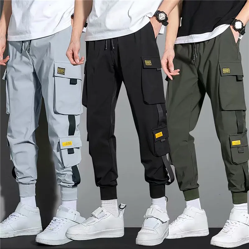 Männer Hosen Frühling Sommer Jogger Männer Taktische Sportswear Jungen Harem Cargo Hosen Jogging Hose Männliche Trainingsanzüge Plus Größe 3xl herbst 230325