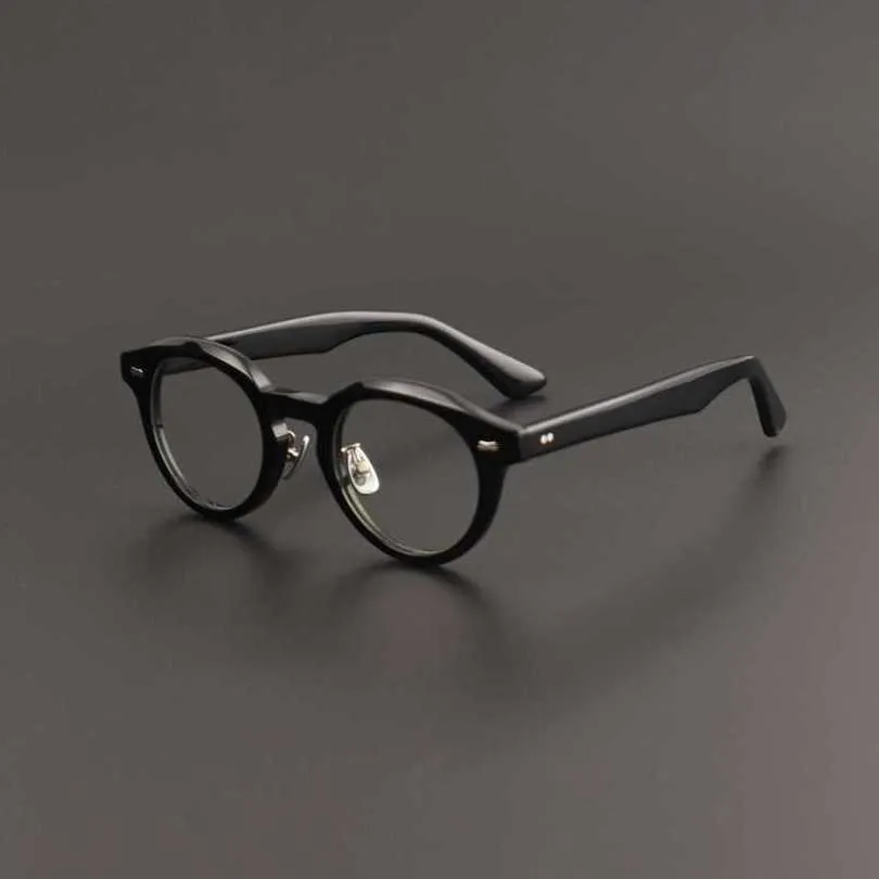10 % RABATT auf neue Luxus-Designer-Sonnenbrillen für Herren und Damen 20 % RABATT auf japanische handgefertigte Plattenbrillen rund Persönlichkeit Mode Myopie kann mit großem Rahmen kombiniert werden