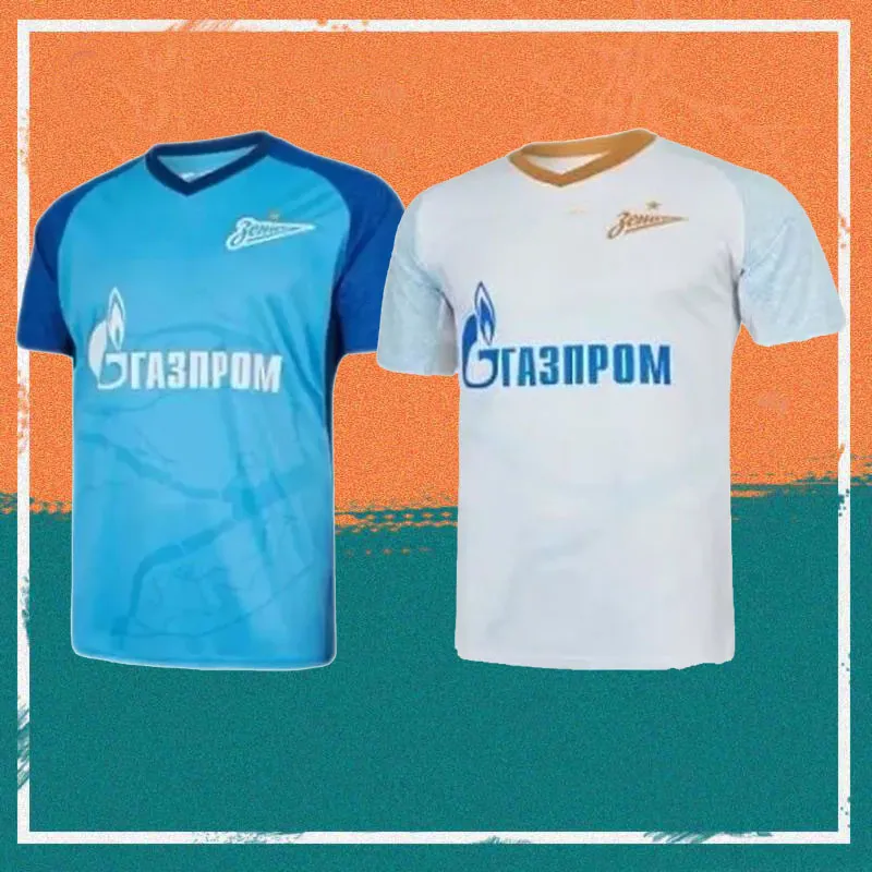 23/24 FC Zenit Soccer Jerseys 2023 Hem Blue Barrios Sardar Malcom Driussi Kuzyaev Maillots de Foot Shirtkaravaev Zhirkov Yerokhin Ozdoev Football Uniform