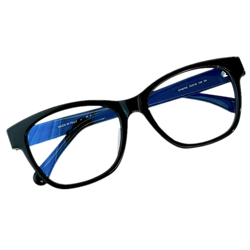 2023 Exqusite Diamond Leg Frame for Prescription Glasses 443 Women Acetates Eyeglasses Goggles Fullrim 53-18-145 fullset design box