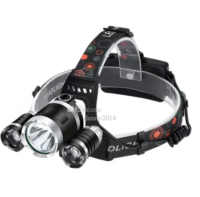 Super bright Headlamp Flashlight 8000Lm 4-Modes XML 3 T6 LED Headlight Head lamp Light Torch For Camping Fishing Flashlight Hunting