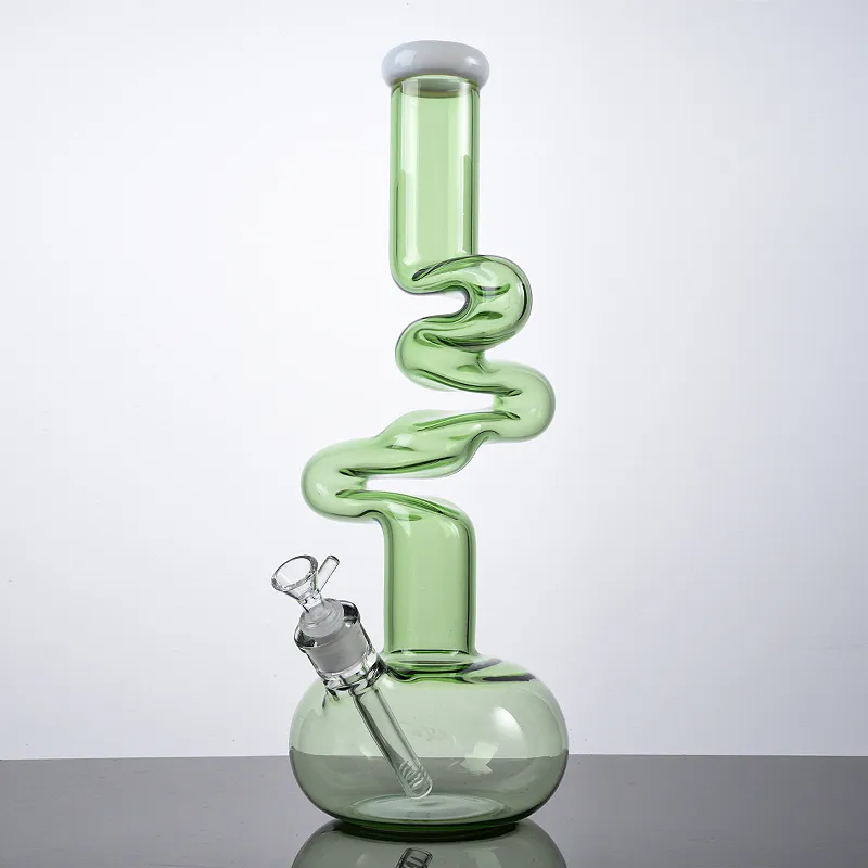 Unieke waterpijp 18 mm vrouwelijke gewrichtsspoelbongs diffuse downstem beker bong waterleidingen grote bongolie dab rigs lxmd20103