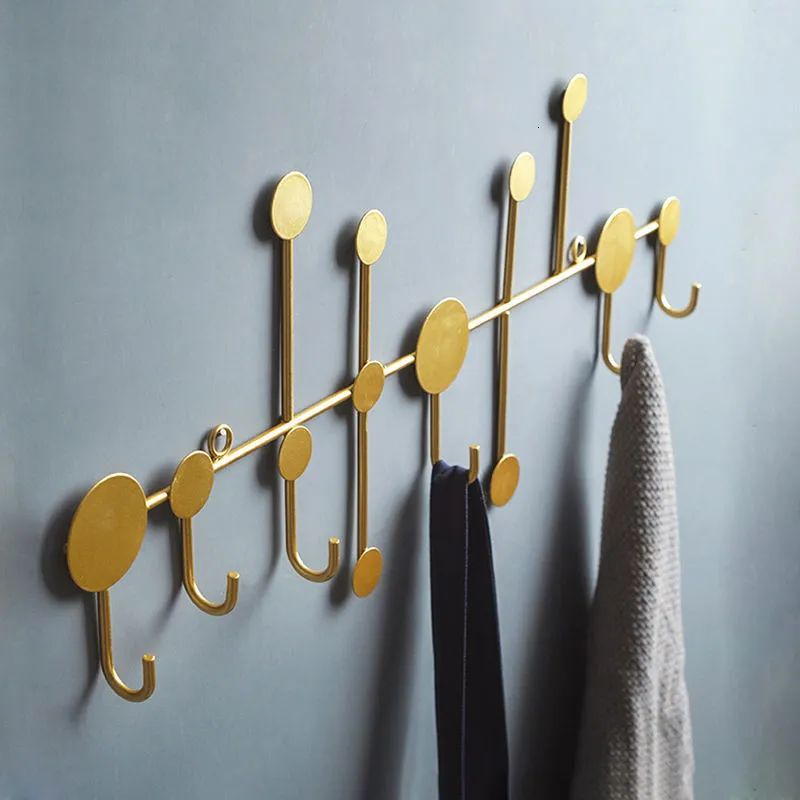 Hooks Rails Punchfree Key Wallmontered Clothing Coat Rack Home Decoration Keys Holder Wall Hanging Hangers Organisater Accessories 230327