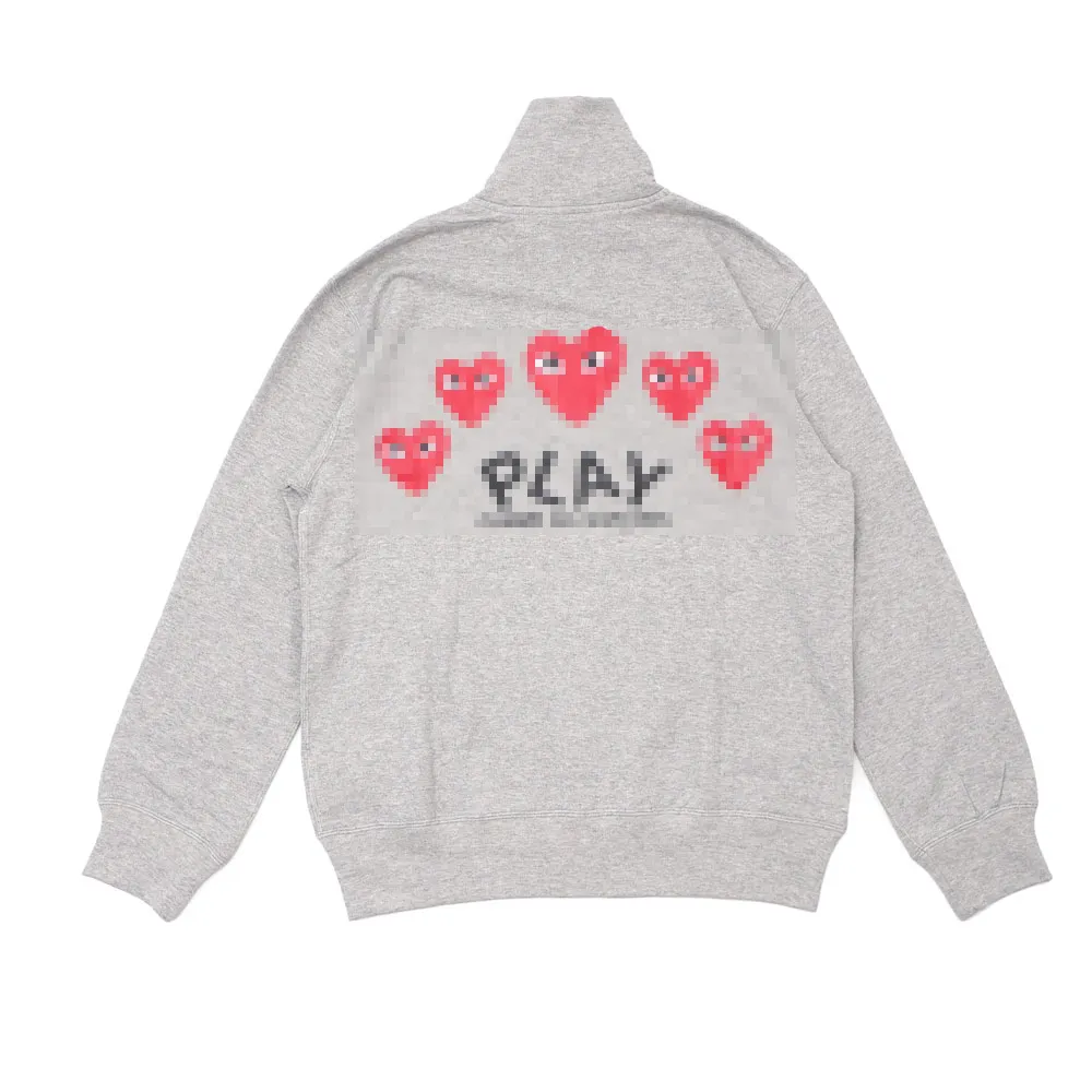 Designer heren hoodies com des Garcons spelen zwart sweatshirt cdg rood hart hoodie maat x322 467