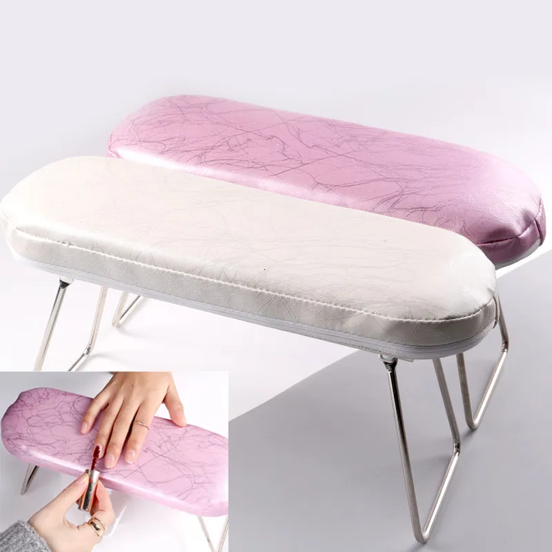 Restos à mão Restas laváveis ​​braço lavável Restra almofada de couro travesseiro de mão Rest Suporte de mão Manicure Manicure Manicure Cushion UNIL ART 230325