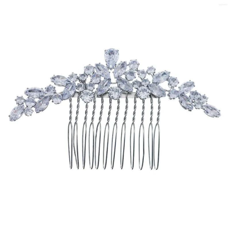 Headpieces Flower Girls Hair Comb Headpiece Luxurious Styling Tool Accessories For Birthday Stage Party Show Dress Up