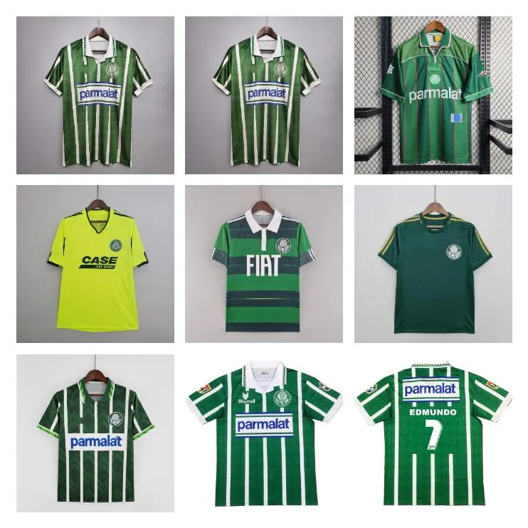 Palmeiras Soccer Jerseys Retro 1992 1993 1994 1995 1996 1999 2000 2010 2010 2011 2014 Junior Valdivia Vintage Camiseta de Futbol 92 93 94 95 96 99 00 10 11 14 15 Fotbollskjorta T