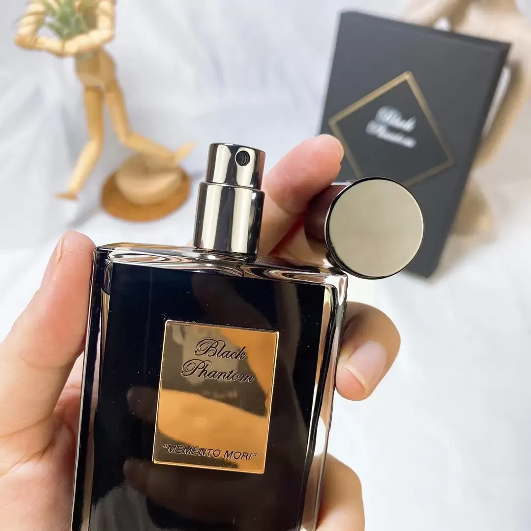 50ml Black Phantom Parfum Parfum Hommes Femmes Parfums Fords Floral Eau De Parfum Longue Durée et Qualité Supérieure 1.7oz EDP rapide