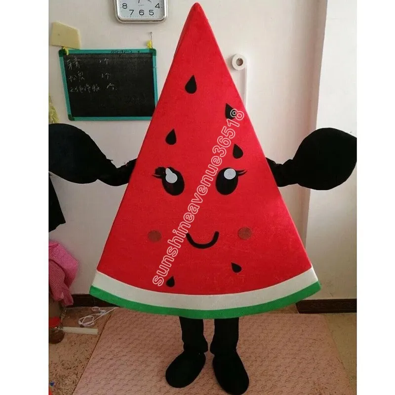 Hot Sales Watermelon Mascot Costume Top Cartoon Anime theme character Carnival Unisex Adults Size Christmas Birthday Party Outdoor Outfit Suit