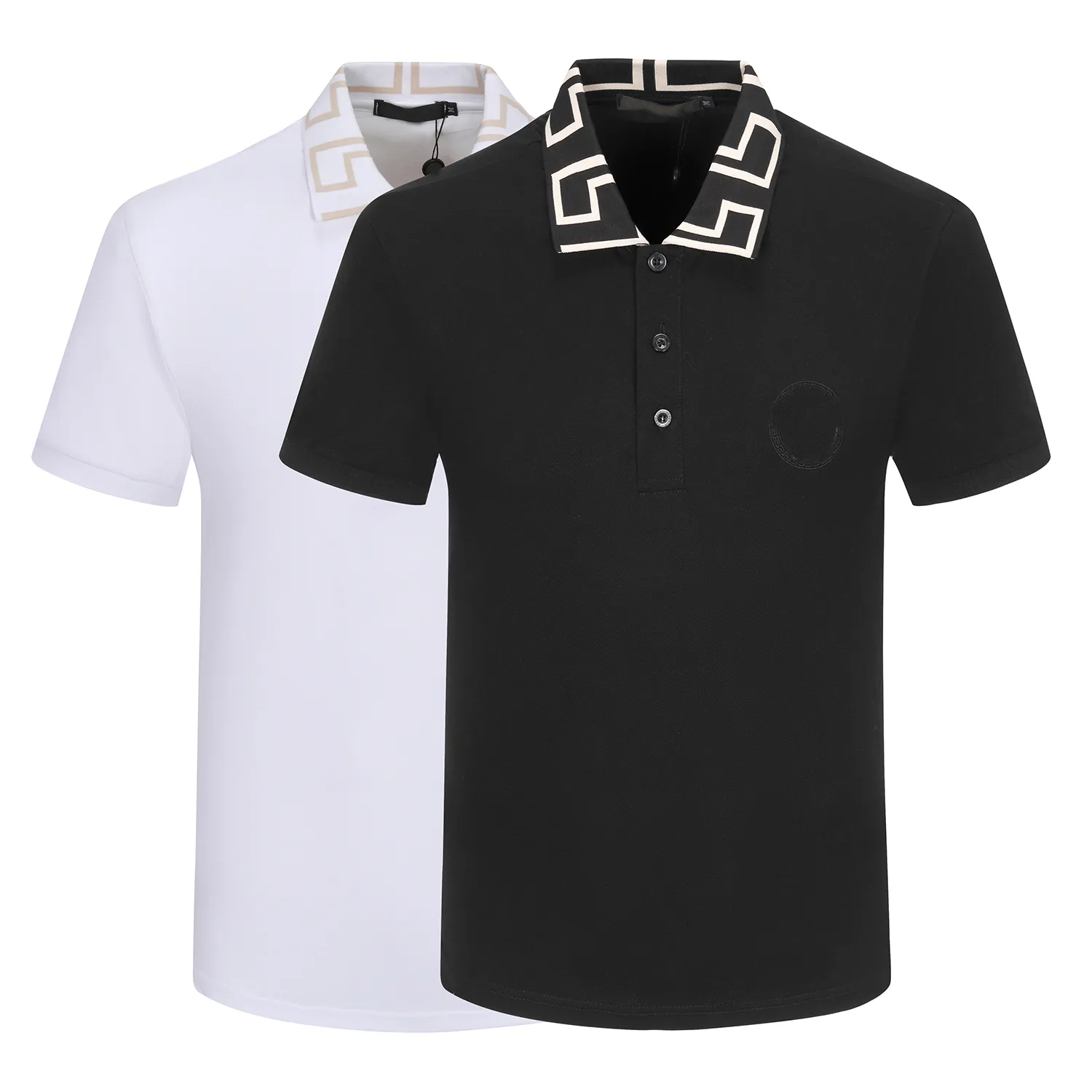 highend brand paul shortsleeved tshirt men bee polo shirt 100 lapel business korean summer embroidery mens clothing