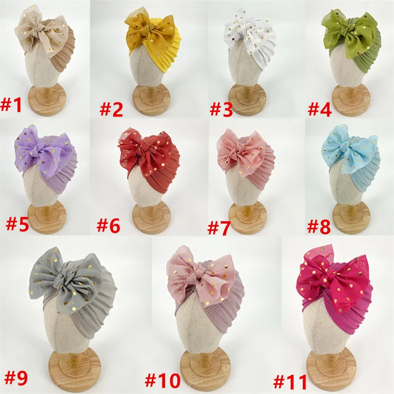 Cinaci 6 Pack Breathable Soft Big Bow Turban Hats Beanie Caps - View #2