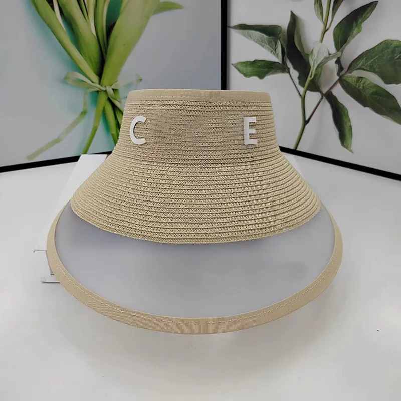 Boş Üst Hasır Şapka Seyahat Güneşlik güneş şapkası Kap Trendy Superlite Plaj Katlanabilir Roll Up Cap Cruise Wear Visor Cap Bayan Için