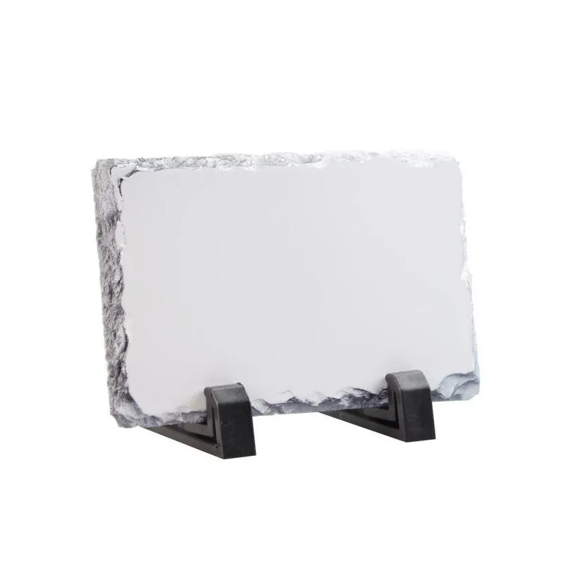 Wholesale Customizable 4x6 Inch Sublimation Board Blanks Slate Rectangular  Rock Plaque Slates With Novelty Frame By Dhchn From Bdesybag, $2.21