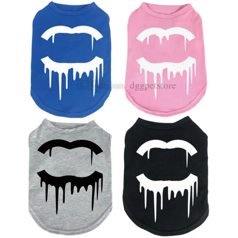 Designer Dog Clothes Brand Dog Apparel Pet Shirt Summer Pet T Shirt Cool Puppy Shirts Cotton Dog T-Shirts Soft Breathable Dog Sweatshirt for Small Medium Dogs Cats A571