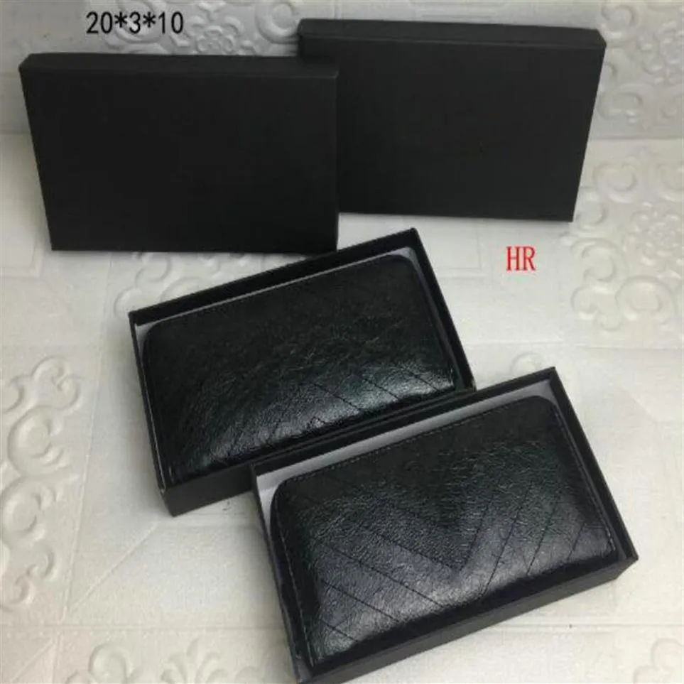 Black niki Wallet Mono Leather Card Slots Long Zipper Wallets Card Holder Purse Women Zip Clutches Bag YLS2145283L