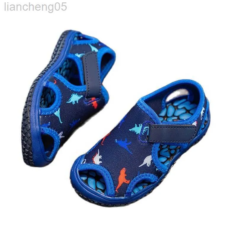 Sandalen zzfaber zomer kinderen sandalen zachte comfortabele sportstrandschoenen kinderen buiten sneakers sandalen cartoon schoenen voor jongensmeisjes W0327