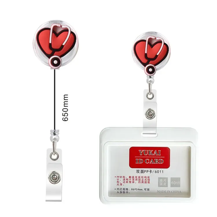 Wholesale Cartoon Silicone Badge Holder Reel High Quality Retractable Nurse Id  Badge Holder For Hospital Nurses From Kevin13, $0.99