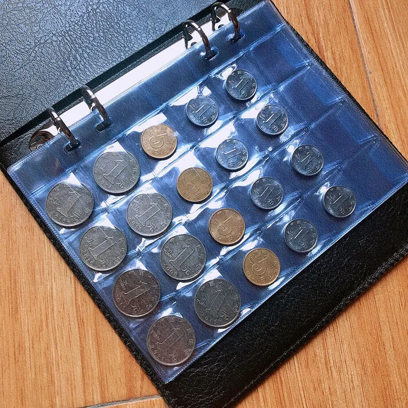 Coins Collection Money Album Book Commemorative Currency Mini Penny Pockets Collect Coin Holders 480 230327