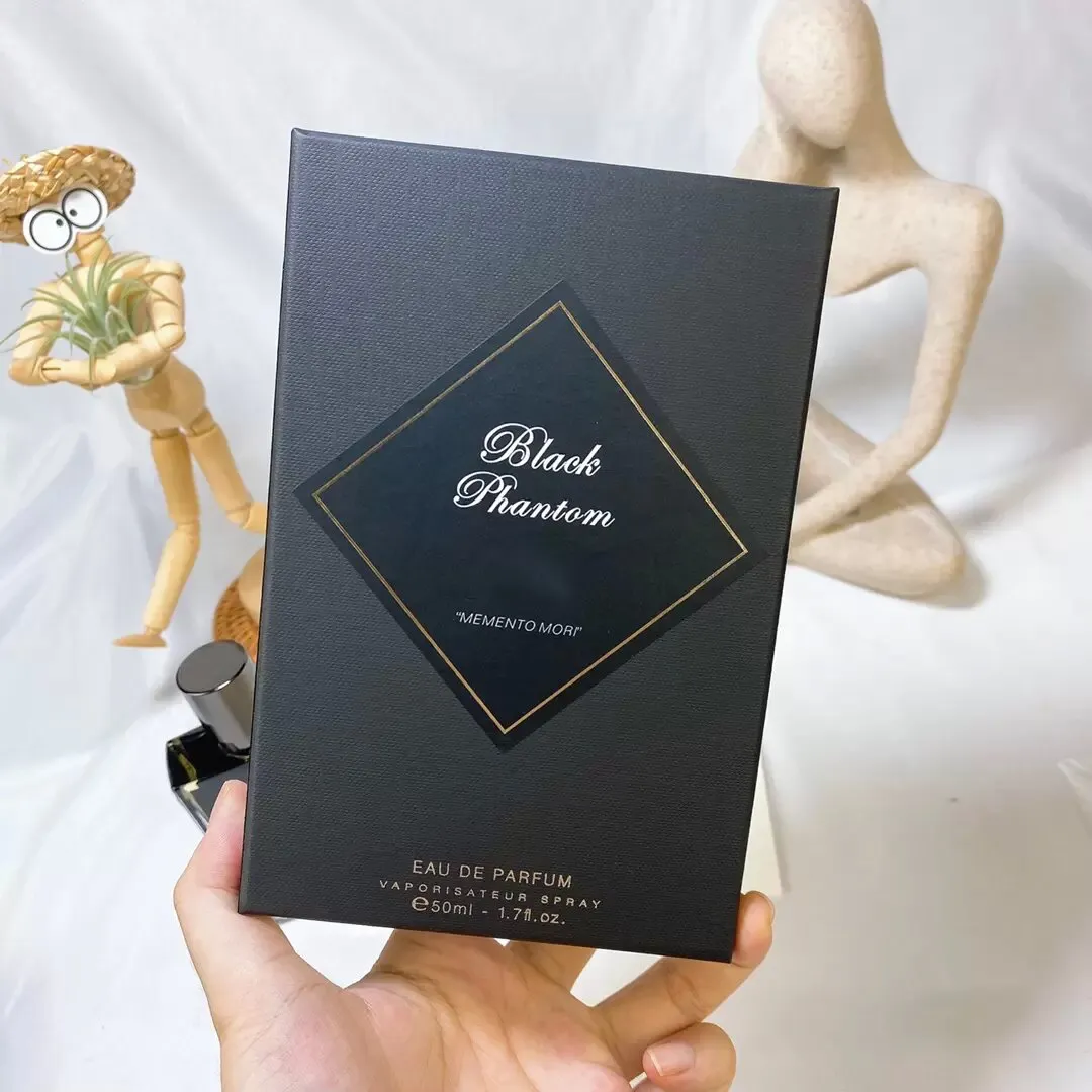 50ml Black Phantom Parfum Parfum Hommes Femmes Parfums Fords Floral Eau De Parfum Longue Durée et Qualité Supérieure 1.7oz EDP