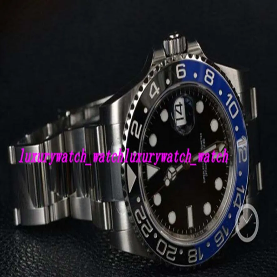 Dostawca fabryki luksusowy stal ceramiczna 116710 losowe nowe pudełko otwarte bransoletka ze stali nierdzewnej mechaniczna automatyczna zegarek zegarek na rękę