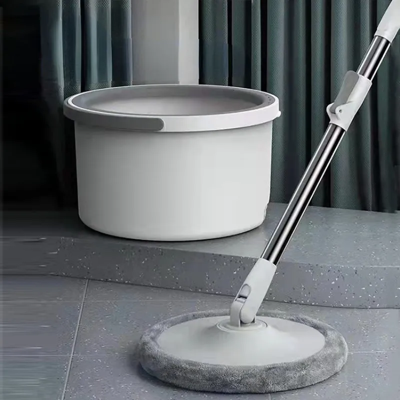 Mops Sewage Separation Mops Rod Dry And Wet Separation Dual Purpose Mop Rotating Bucket Automatic Dewatering Cleaning Tool Floor Mop 230327