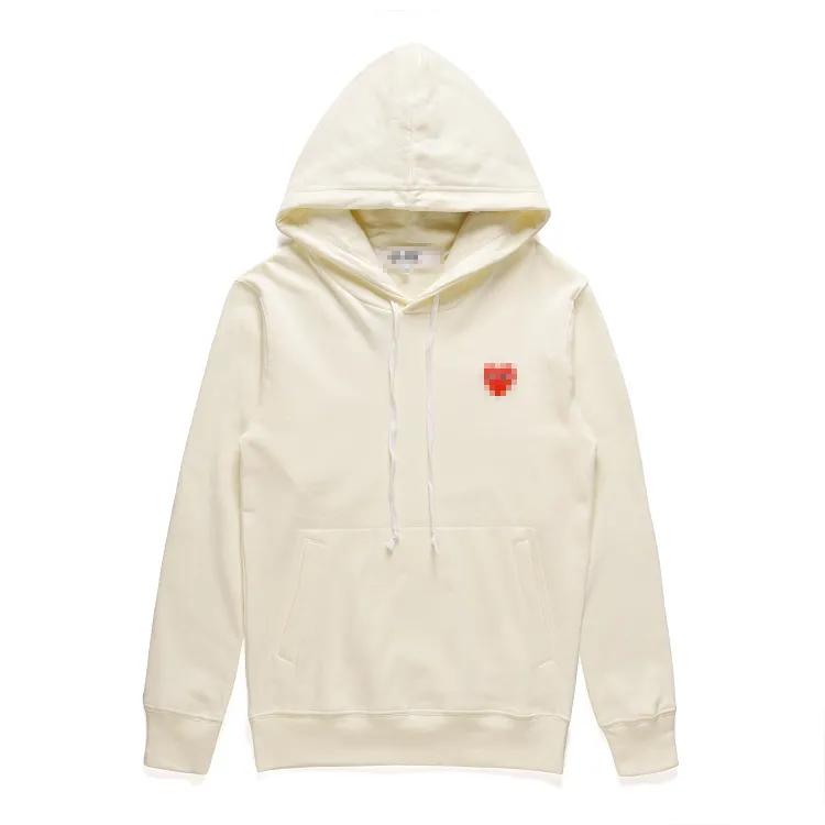 Commes Sudadera con capucha Sudaderas con capucha para hombre Sudaderas Diseñador Cdgs Sudadera con capucha Com Des Garcons PLAY Sudadera CDG Red Heart Zip Up Sudadera con capucha Marca Azul marino Talla XL Play Sudadera con capucha r6