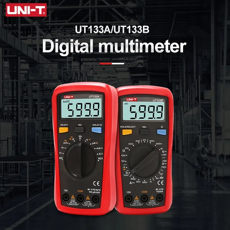 UT133A UT133B Professionelles Digital-Multimeter AC DC Spannung Tester Voltmeter Amperemeter Frequenz Kapazität Meter