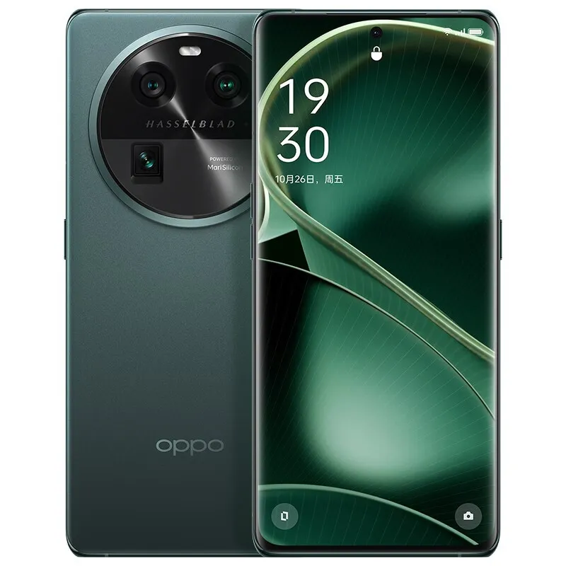 ORIGINAL OPPO Hitta x6 5G mobiltelefon Smart 12 GB RAM 256 GB ROM MTK Dimensity 9200 NFC OTA 50MP AI Android 6.74 "120Hz Fullskärm Fingeravtryck ID Face Waterproof Cell Phone Telefon