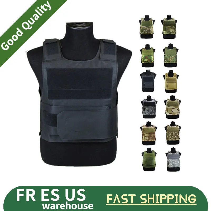 Hunting Jackets Tactical Vest Outdoor Paintball Adjustable Training Protective