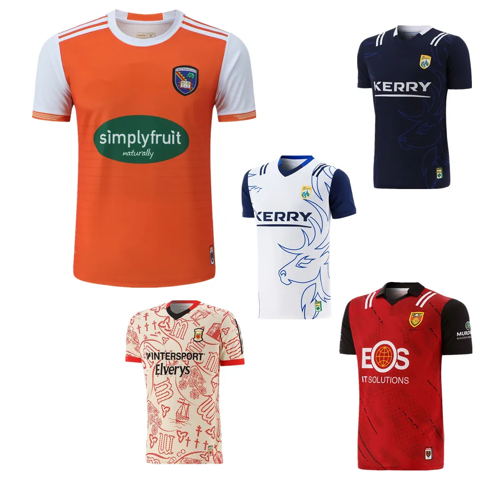 ₩16,202에서 새로운 2023 2024 Gaa Jersey Cork Mayo Cork Westmeath Sligo Antrim Laois Tipperary Tyrone