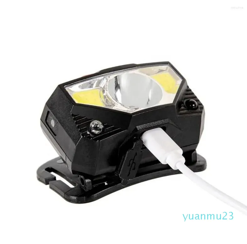 Headlamps 2023 USB Rechargeable Portable Headlight 8 Modes Waterproof With Motion Sensor And Built-in Battery For Outdoor Use 41