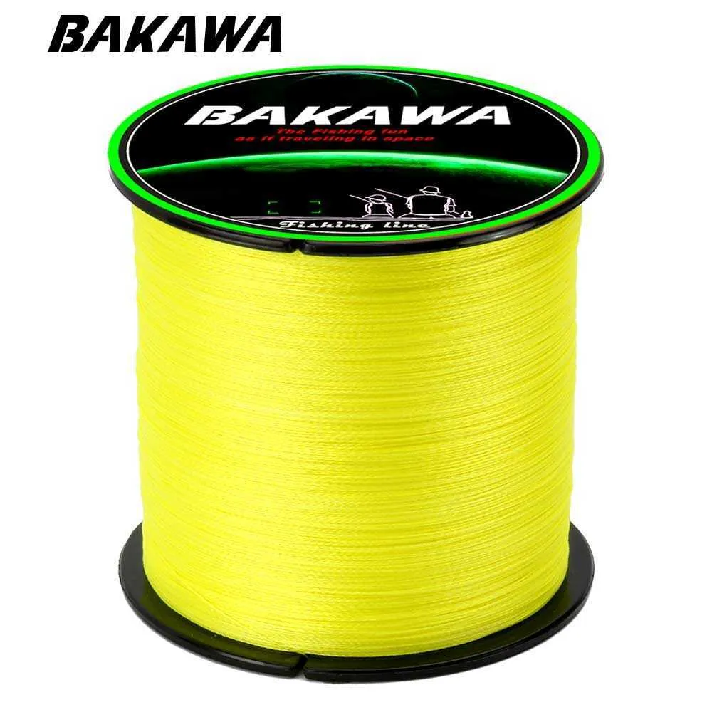 Visserijaccessoires Bakawa 300m 100% PE 4 STRAND GELUID VISSERLIJN Multifilament Vislijn Super sterk voor CARP -vissersdraad P230325