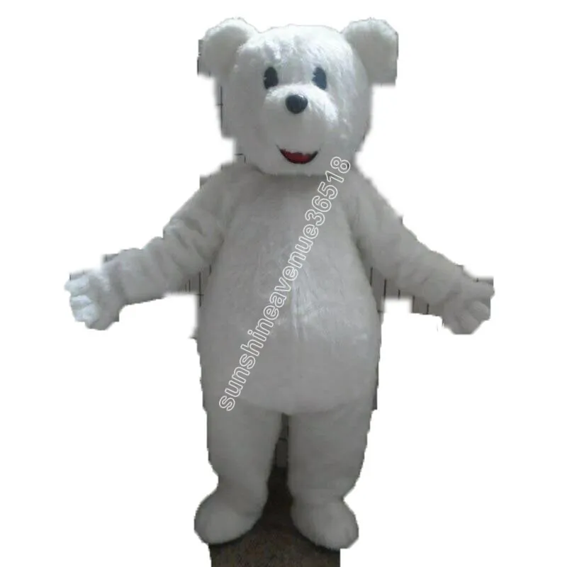 Hot Sales Polar bear Mascot Costume Top Cartoon Anime theme character Carnival Unisex Adults Size Christmas Birthday Party Outdoor Outfit Suit