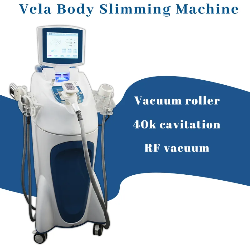Vela Body Slimming V-Shape Equipment Fat Massager Cavitation 40khz Vacuum Roller Weight Loss