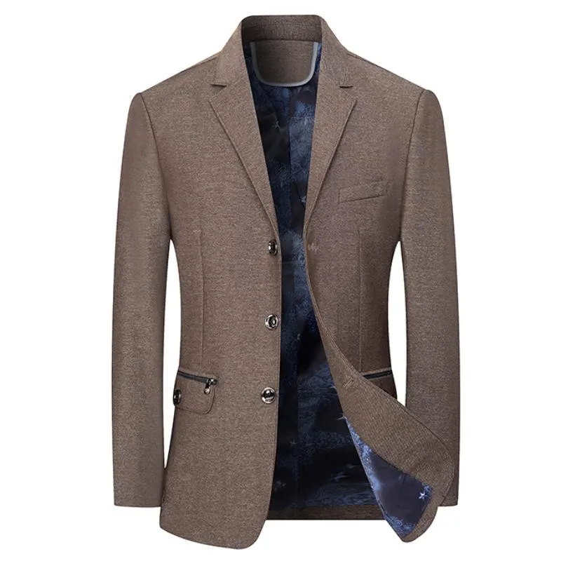 Męskie garnitury Blazers 4xl marki kurtki kurtki swobodne płaszcze przystojne męskie biznes solidny topy hombre ślubne marynarki
