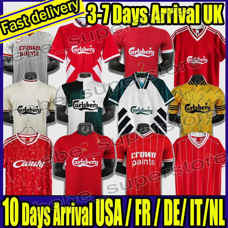 85 86 DALGLISH RUDDOCK RETRO قمصان كرة القدم 93 97 FOWLER REDKNAPP WRIGHT McMANAMAN 04 05 08 09 10 جيرارد توريس ماسكيرانو قميص كرة القدم