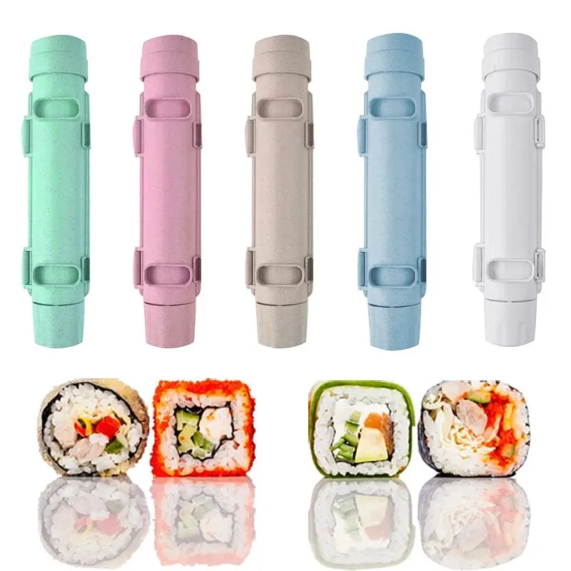 Sushi Tools Sushi Maker Quick Sushi Bazooka Japanese Roller Rice Mold Vegetabiliska kött Rullande DIY Sushi Making Machine Sushi Tool 230327