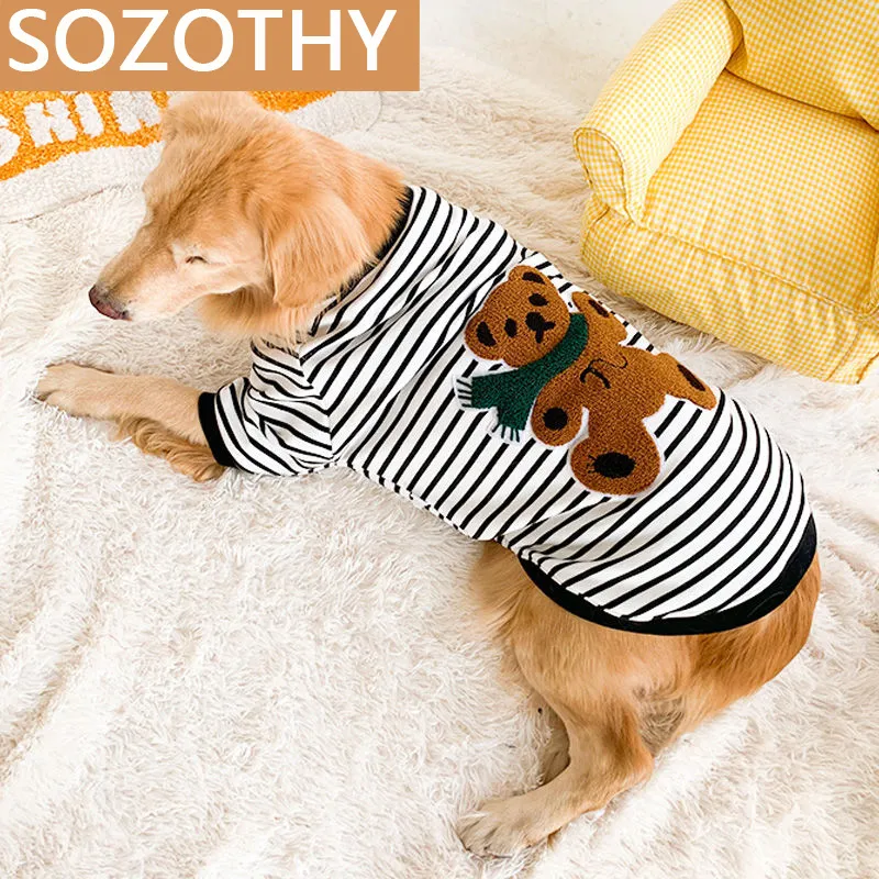 Vêtements pour chiens SOZOTHY Golden Retriever vêtements automne hiver épais grand grand Samoyed Labrador Husky vêtements pour chiens 230327