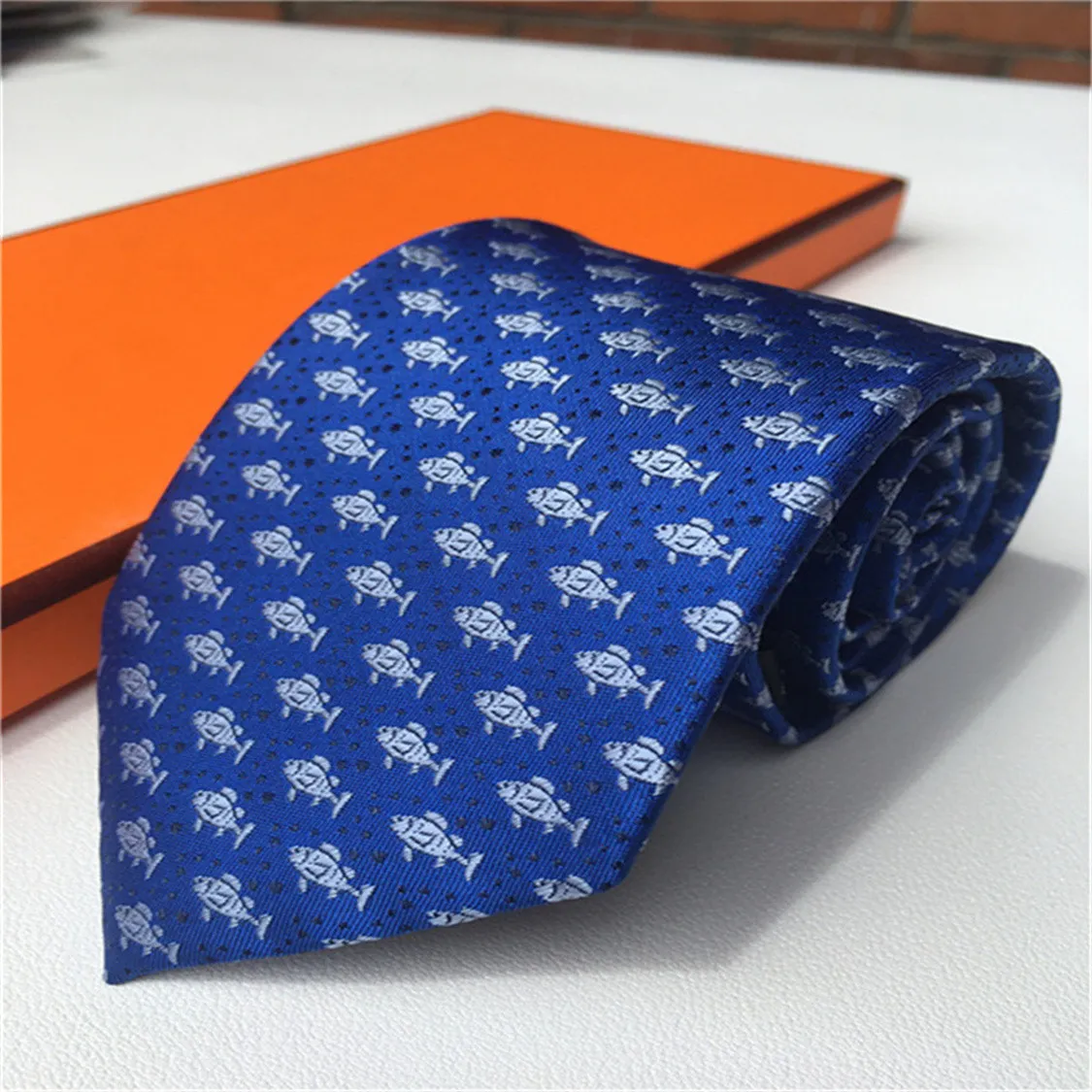23 Marke Herren Krawatte 100% Seiden Jacquard Classic Strick Männer Hochzeit Casual und Business Neck Krawatte handgefertigte Krawatte mit Box