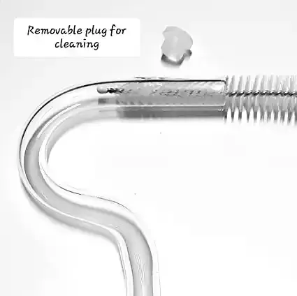 3pcs Anti Wrinkle Straws Reusable Flute Design No Wrinkle Straw