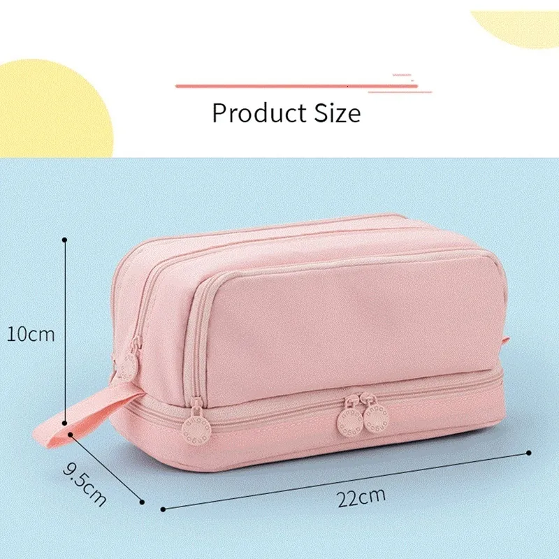 Wholesale AngusOO Dual Sided  Cute Pencil Case With Easy