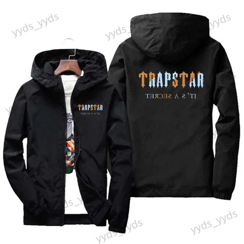 Мужские куртки Trapstar Printed Spring и осенняя мужская куртка Новая повседневная спортивная куртка для брюшной ветки Мужской большой S-7XL T230327