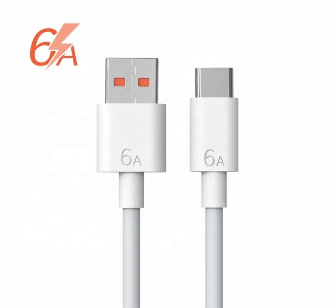 6A Super Fast Charge 66W USB C Kabel ładowania jest przeznaczony dla Samsunghuaweixiaomimacbook Matebook Typ Cable Cable9442598