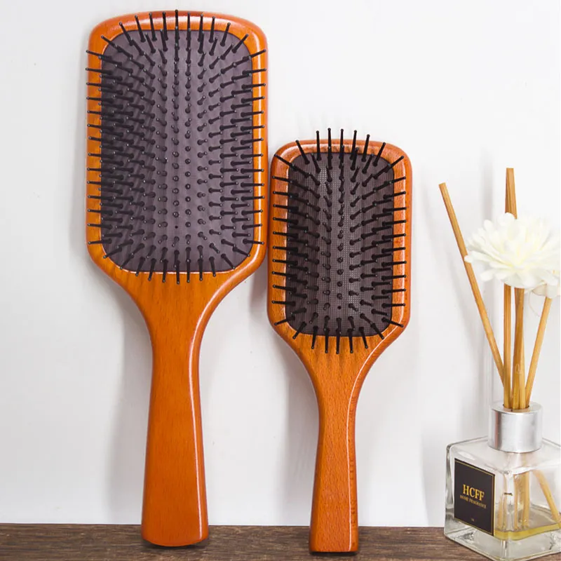 Brosse Plate Grise Coiffure – Longueur 25 Cm, Soin Brushing Cheveux