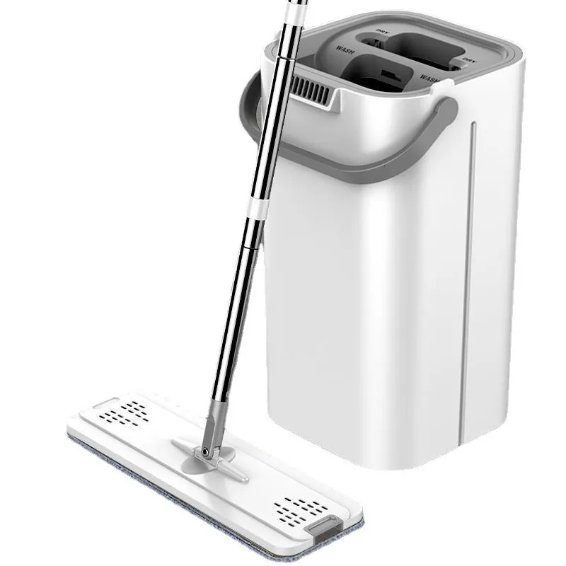 Mops dweil met emmer Home Reiniging en bestel huishouden gemakkelijk om vloer trapezers af te tappen met afvoerbems zelf-squeezer dweil naar wasmachine 230327