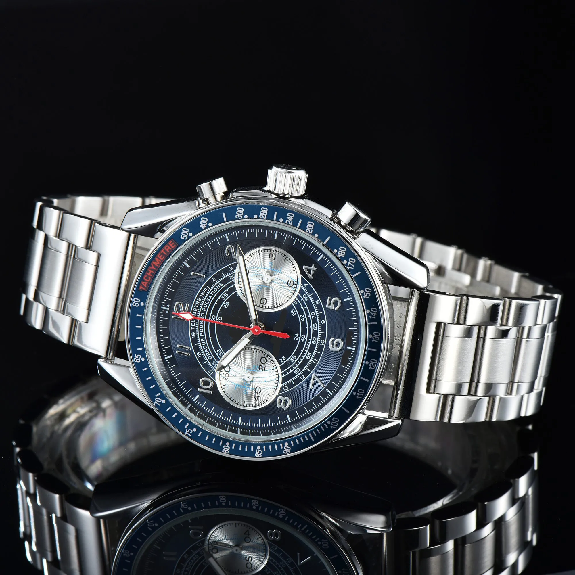 2023新しいブランドオリジナルビジネスメンパネライスウォッチクラシックラウンドケースクォーツウォッチ腕時計時計 - カジュアルA64の推奨ウォッチ